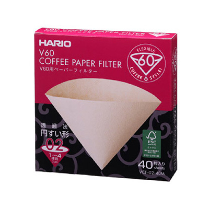 Hario V60 Filter Paper Misarashi VCF 40 