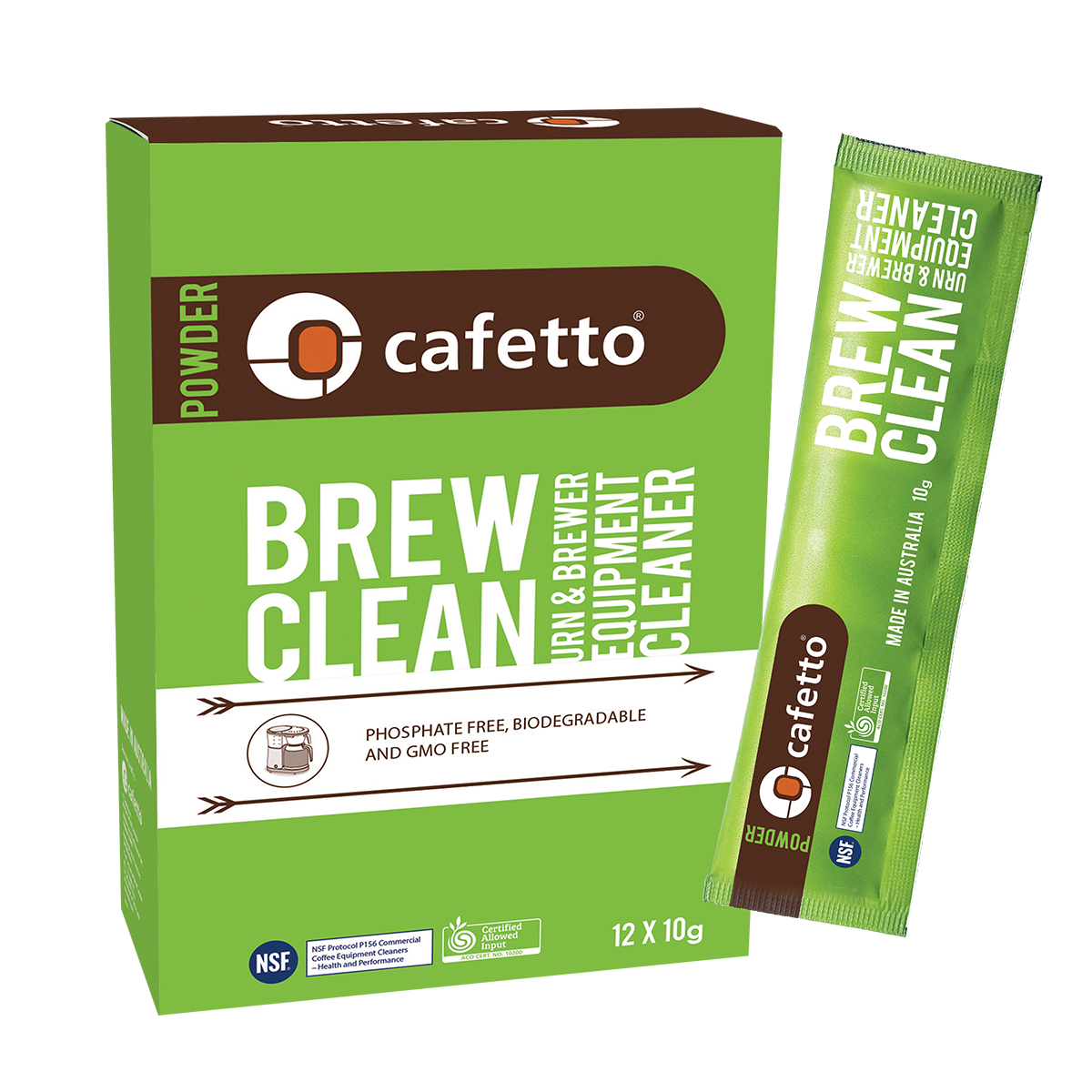 Cafetto Brew Clean 10gr zakjes (12x)
