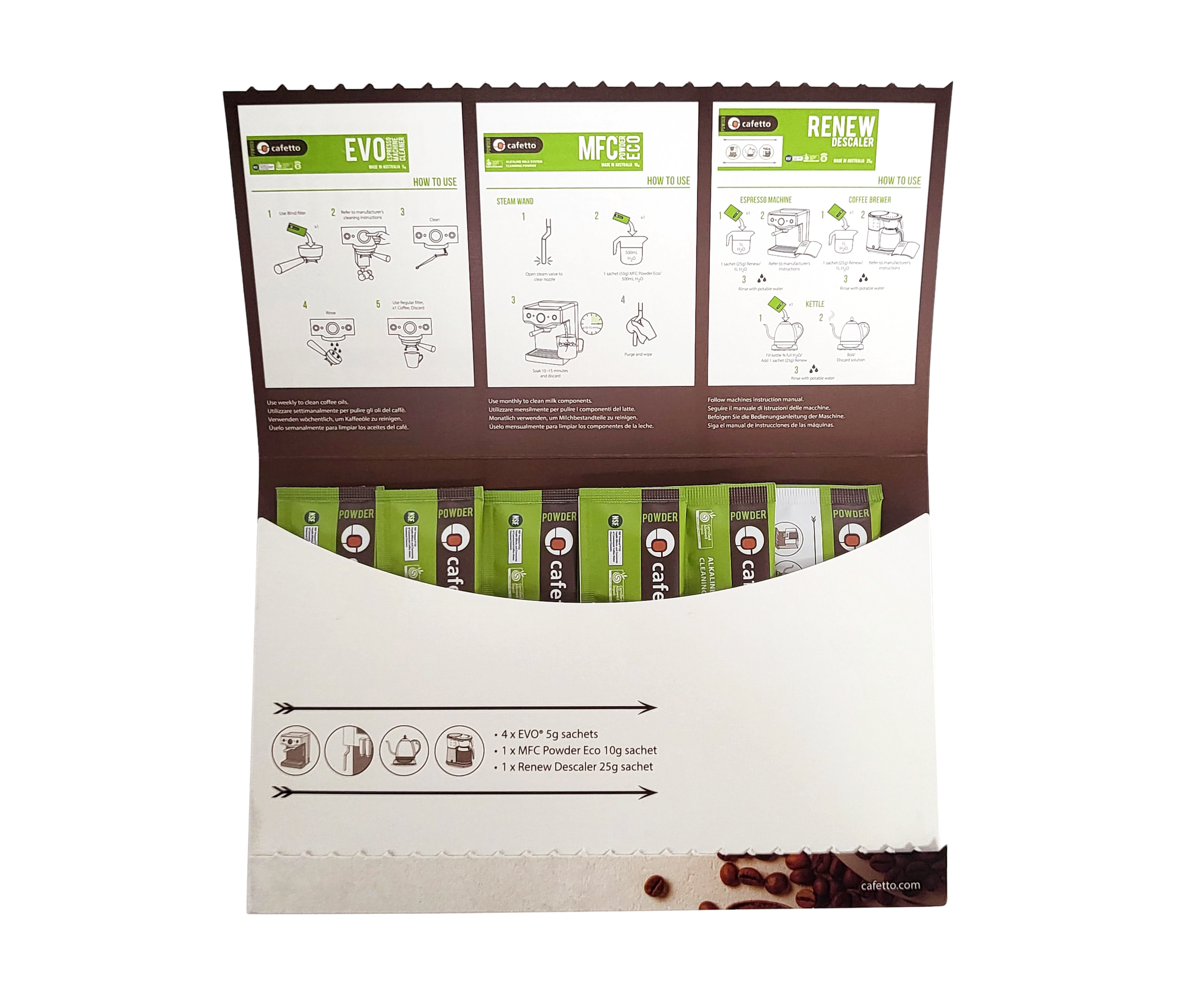 Cafetto Cleaning collection