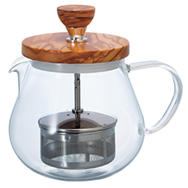 Hario Pull-UP Tea Maker Olive wood TEO-OV 